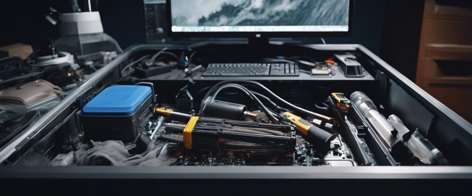 Cleaning a computer