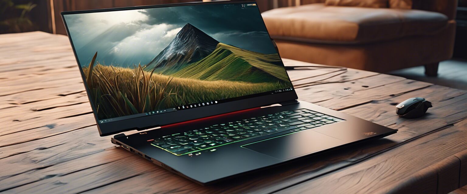 Gaming laptop design