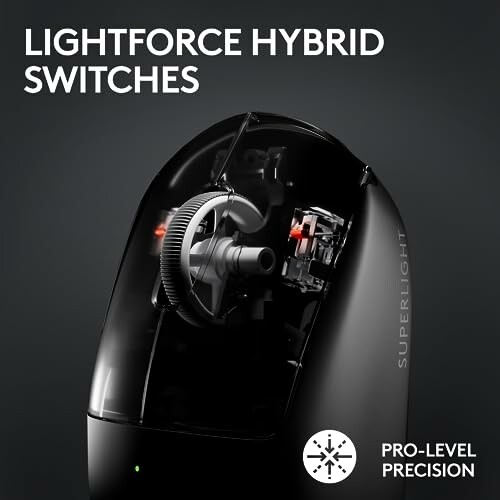 Close-up image of a Lightforce Hybrid Switch with pro-level precision.