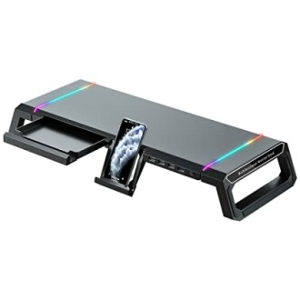 RGB Gaming Computer Monitor Stand Riser